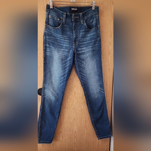 Kirkland Signature Women's Skinny Jeans - Dark Blue - Picture 1 of 4